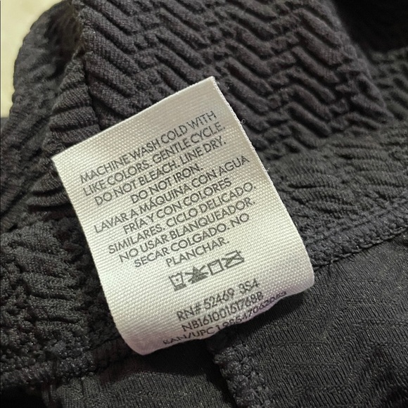 No Boundaries Textured Black Swim Boy Shorts - Picture 8 of 10